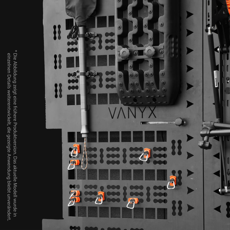 VANYX Heckträger, Aluminium pulverbeschichtet, MAN TGE & VW Crafter