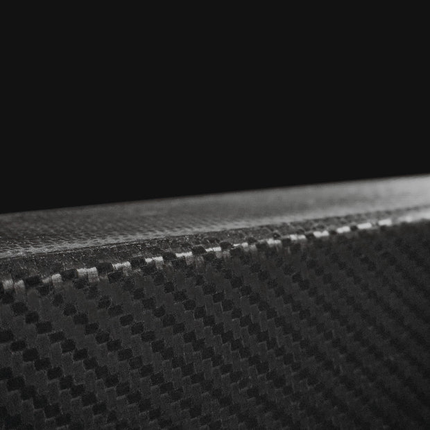 Nahansicht der Carbon-Sandwichstruktur der VANYX Heckverbreiterung