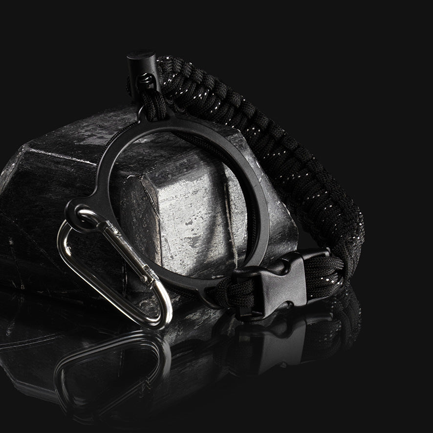 Vanyx Paracord-Tragegriff mit Karabiner für Edelstahl-Trinkflasche – robuste Outdoor-Befestigung